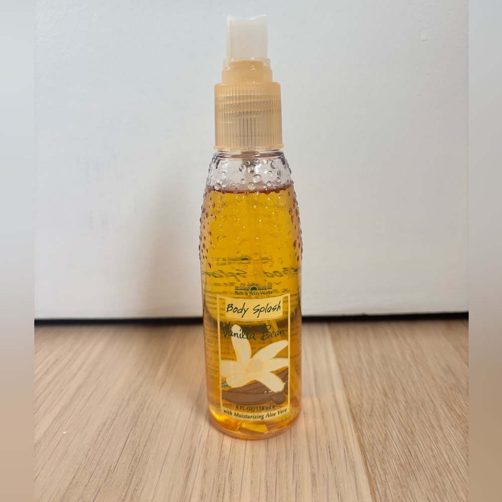 Bath and Body Works Vanilla Bean Body Splash 4oz